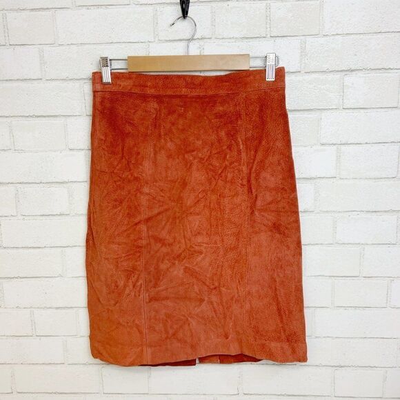VTG Express 100% leather Pencil Skirt (D20) - Picture 1 of 7